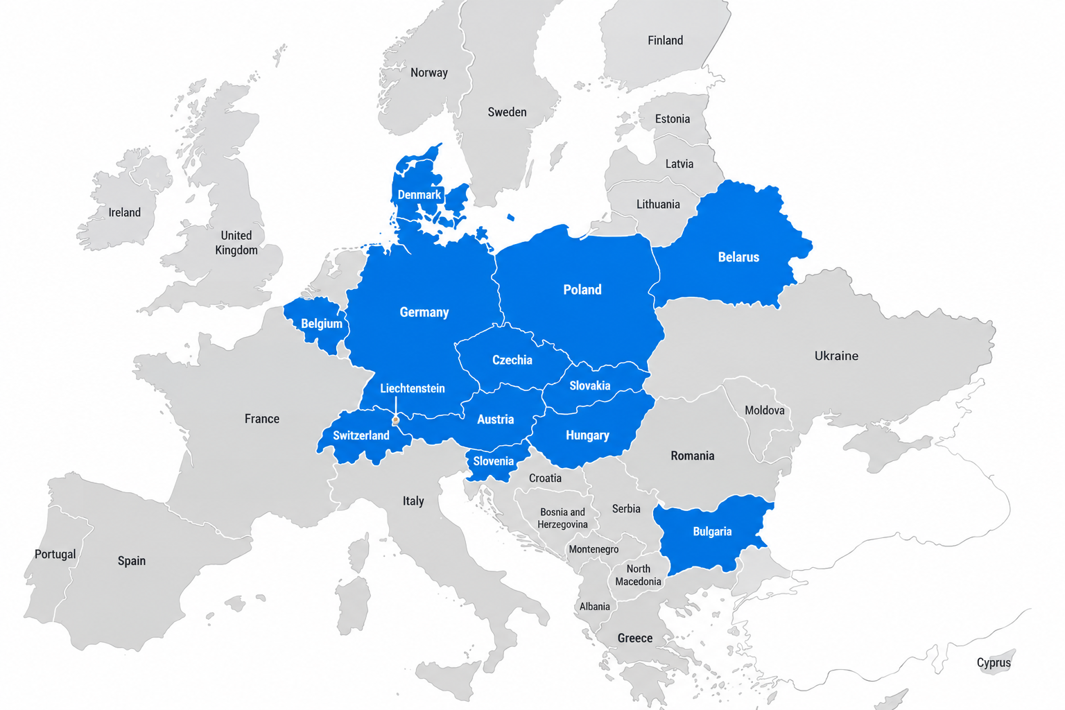 Countries with Distance-based tolling in Europe, distance-based tolls, on-board unit, obu tolls